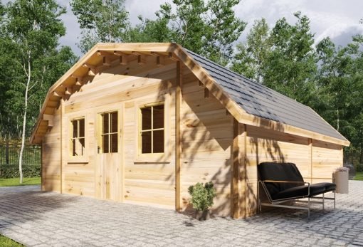 Garage Texas 36m² (6mx6m), 44 mm