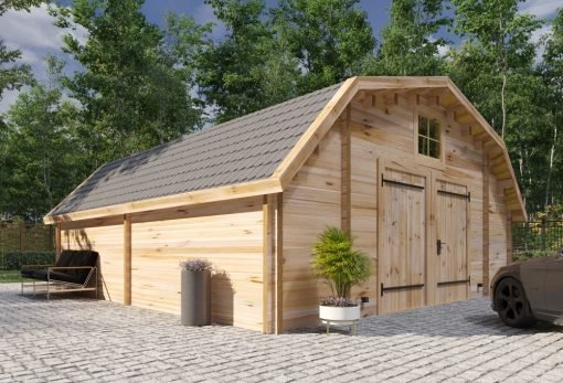 Garage Texas 36m² (6mx6m), 44 mm