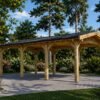 Träcarport 18 m² (3m x 6m)
