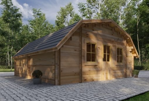 Garage Texas 36m² (6mx6m), 44 mm