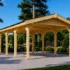 Träcarport 18 m² (3m x 6m)
