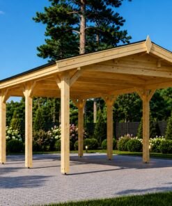 Träcarport 18 m² (3m x 6m)