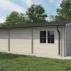 Dubbelgarage Hangar på 54 m² med en tjocklek på 44 / 66 mm
