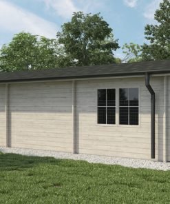Dubbelgarage Hangar på 54 m² med en tjocklek på 44 / 66 mm