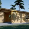 Dubbel Trä garage 36m², 44mm