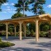 Träcarport 18 m² (3m x 6m)
