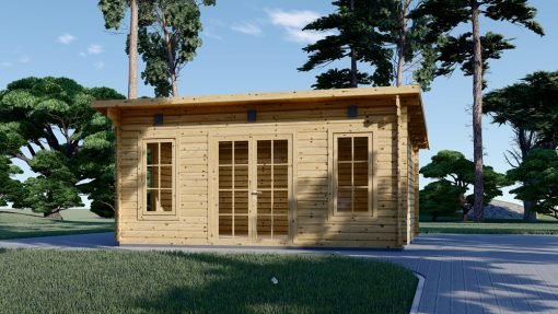 Trädgårdskontor ESSEX 19.9m² (5x4), 44mm
