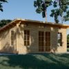 Trädgårdskontor ESSEX 19.9m² (5x4), 44mm