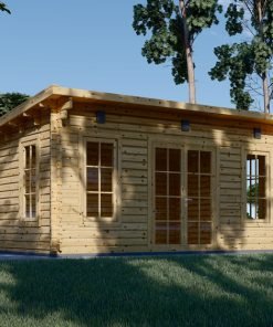 Trädgårdskontor ESSEX 19.9m² (5x4), 44mm