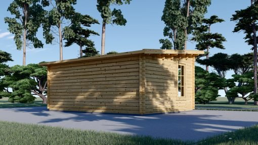 Trädgårdskontor ESSEX 19.9m² (5x4), 44mm