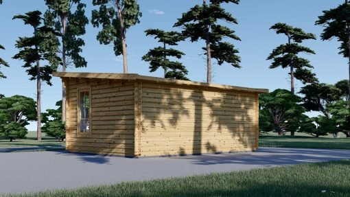 Trädgårdskontor ESSEX 19.9m² (5x4), 44mm