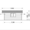 Sommarstuga LILLE 19.9m² (4x5), 34mm