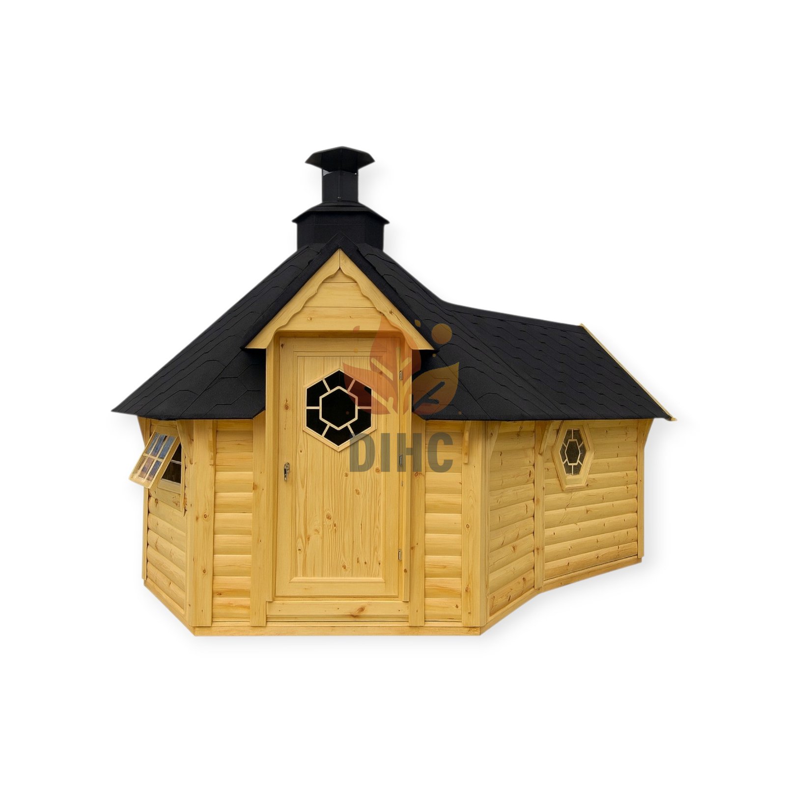 Grillkåta 9.2 m² med 2.5 m bastu