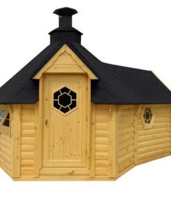 Grillkåta 9.2 m² med 2.5 m bastu