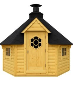 Grillkåta 9.2 m² med 2.5 m bastu