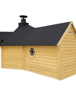 Grillkåta 9.2 m² med 2.5 m bastu