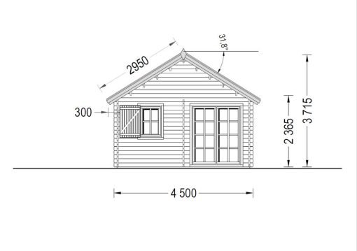Sommarhus med Hem SCOOT 27m²+11m²