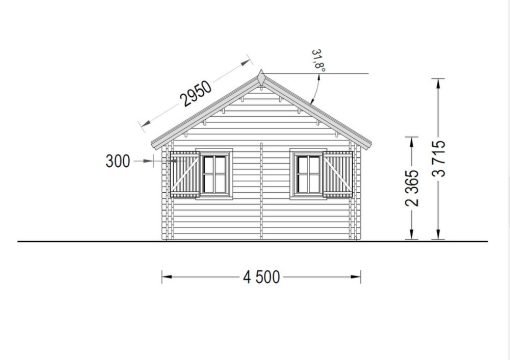 Sommarhus med Hem SCOOT 27m²+11m²