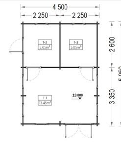 Sommarhus med Hem SCOOT 27m²+11m²