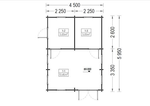 Sommarhus med Hem SCOOT 27m²+11m²