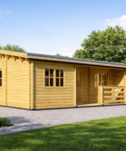 Trähus Uzes – rymligt skandinaviskt trähus