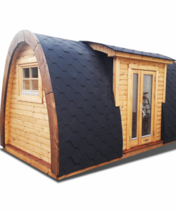 Lyxig Isolerad Camping Pod 6.0 m (med sideindgang)