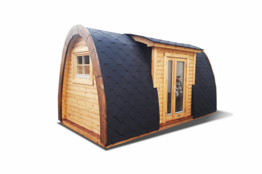 Lyxig Isolerad Camping Pod 6.0 m (med sideindgang)