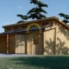 Modern dubbel garage 48m², 44mm