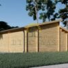 Modern dubbel garage 48m², 44mm