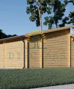 Modern dubbel garage 48m², 44mm