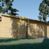 Modern dubbel garage 48m², 44mm