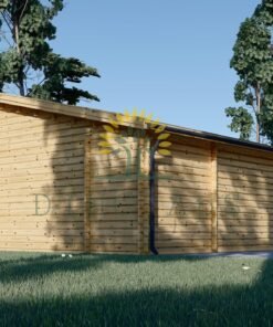 Modern dubbel garage 48m², 44mm