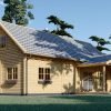 Trähus VERA (66 mm, 44 mm + 44 mm), 132 m² + 13,5 m² Terrass