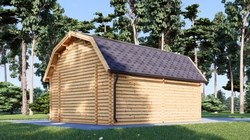 Garage Mississippi 30m² (5mx6m), 44mm