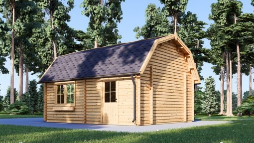Garage Mississippi 30m² (5mx6m), 44mm