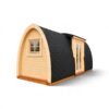 Isolerad Camping Pod 2.4 × 6.6 m med sidoingång