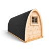 Isolerad Camping Pod 2.4 × 6.6 m med sidoingång