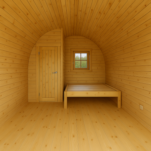 Isolerad Camping Pod 3m x 5.9m - Bild 6
