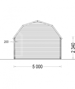 Garage Mississippi 30m², 44mm