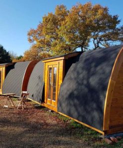 Lyxig Isolerad Camping Pod 6,6 m (med sideindgang)