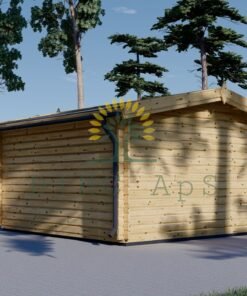 Trädgårdshus PALMA 16m² (4x4), 34mm