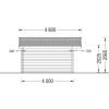 Fritidshus WISSOUS 19.9m² (5x4) 34mm