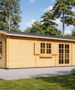 Trähus Uzes – rymligt skandinaviskt trähus