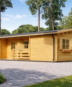 Trähus Uzes – rymligt skandinaviskt trähus