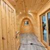 Isolerad Camping Pod 2.4 × 6.0 m med sidoingång