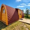 Isolerad Camping Pod 2.4 × 6.0 m med sidoingång