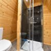 Isolerad Camping Pod 2.4 × 6.0 m med sidoingång