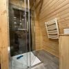 Lyxig Isolerad Camping Pod 6m m/sideindgang