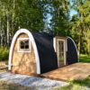 Isolerad Camping Pod 2.4 × 6.0 m med sidoingång