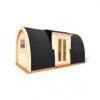 Isolerad Camping Pod 2.4 × 6.0 m med sidoingång